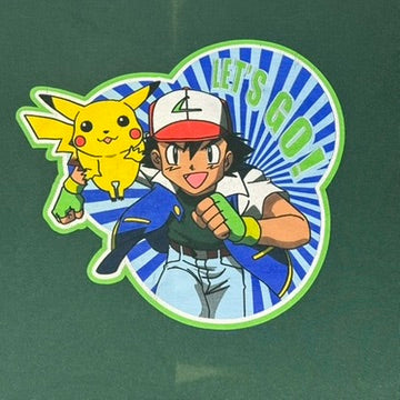 Vintage Pokemon Shirt Green Youth