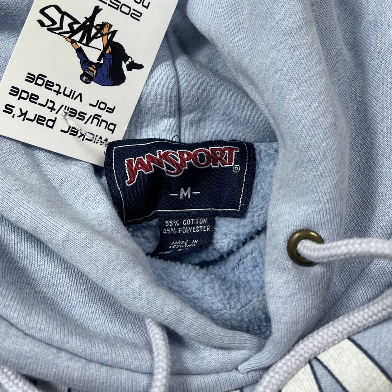 Vintage Depaul University Hoodie Jansport Baby Blue