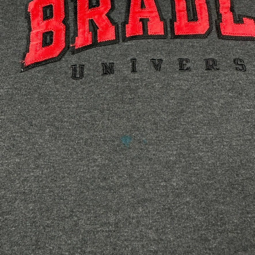 Bradley University Sweatshirt Champion Gray