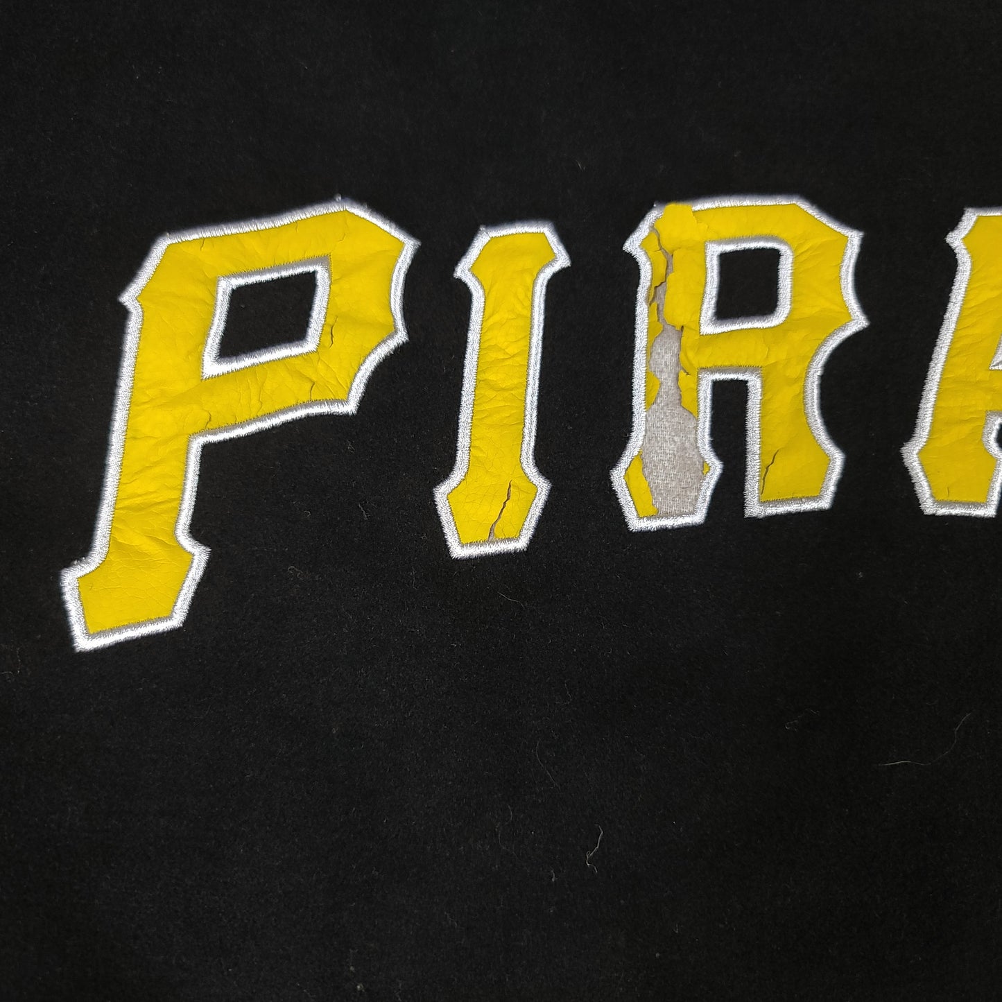 Vintage Pittsburgh Pirates MLB Black Jeff Hamilton Jacket