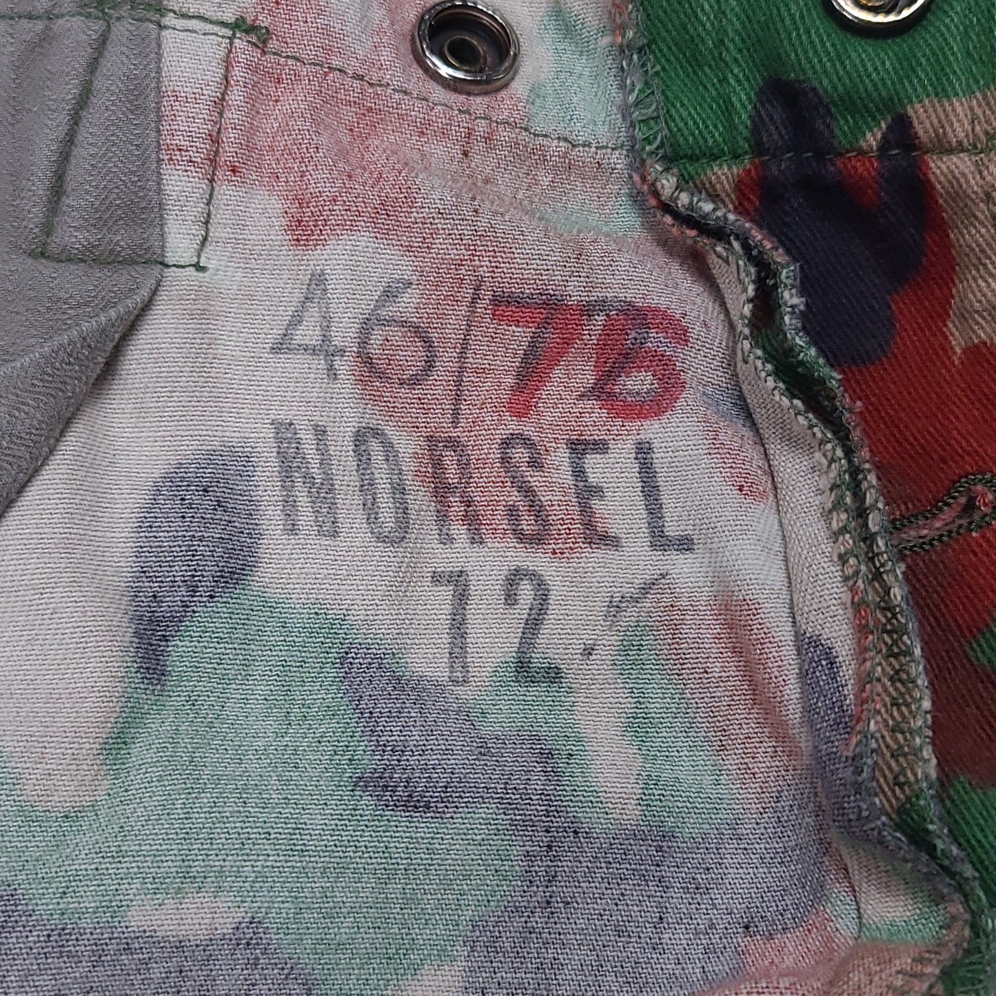 Vintage Swiss Army Alpenflage Camo M70 Combat Pants