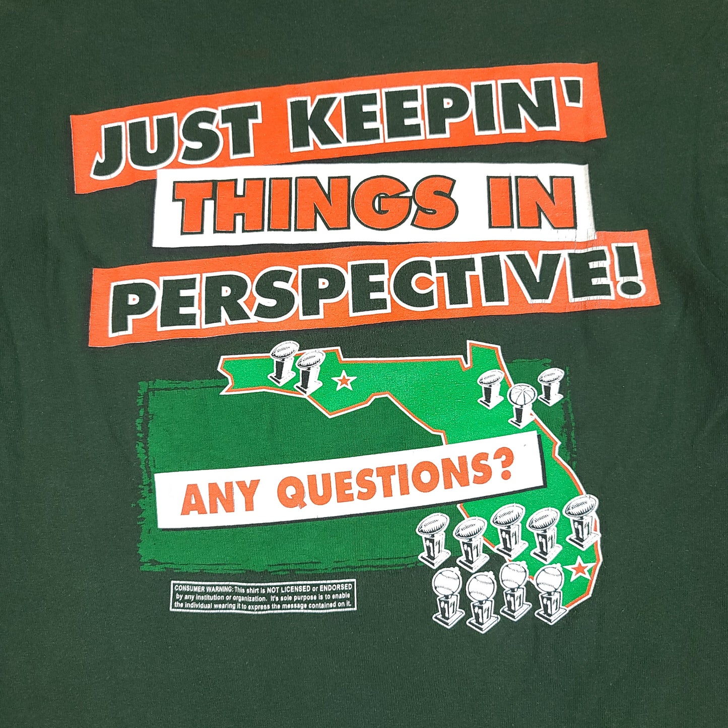 Vintage University of Miami Shirt "Got Nine?"