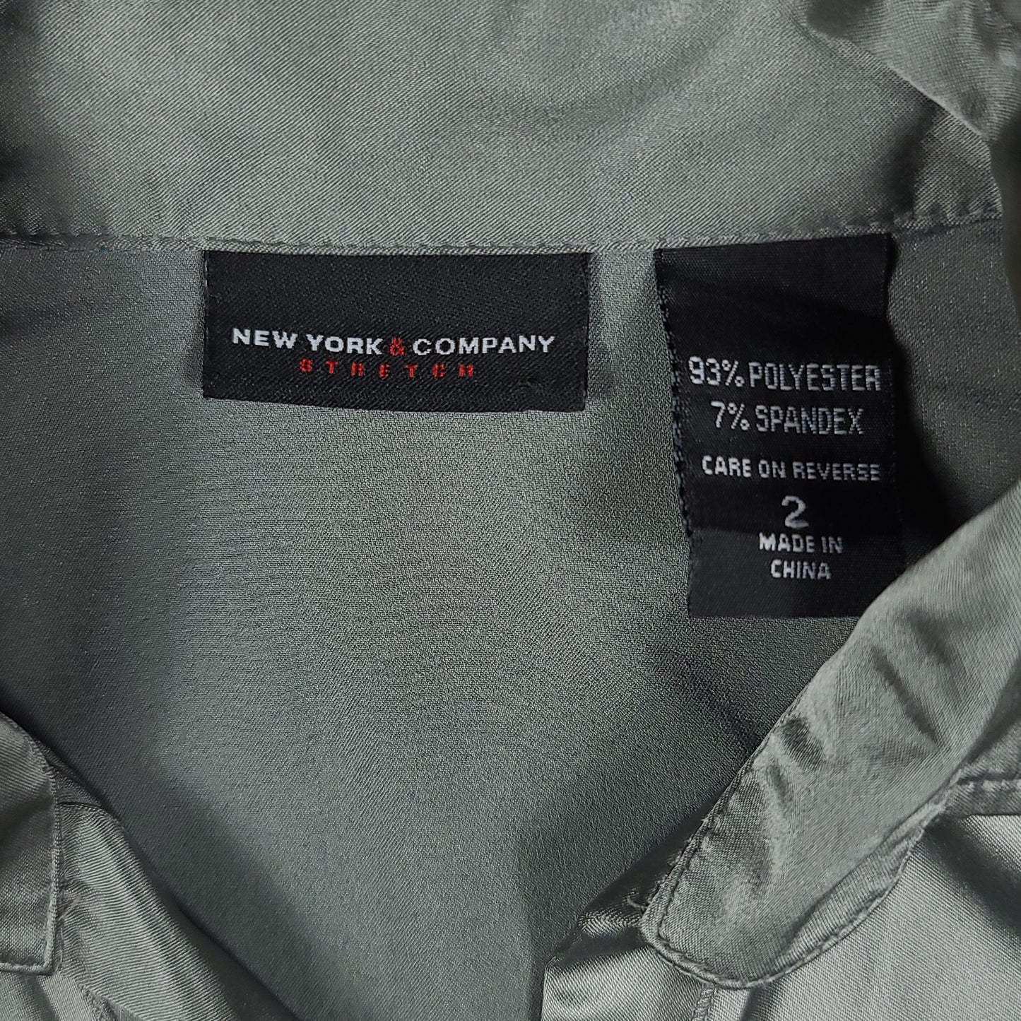 New York & Company Gray Shirt