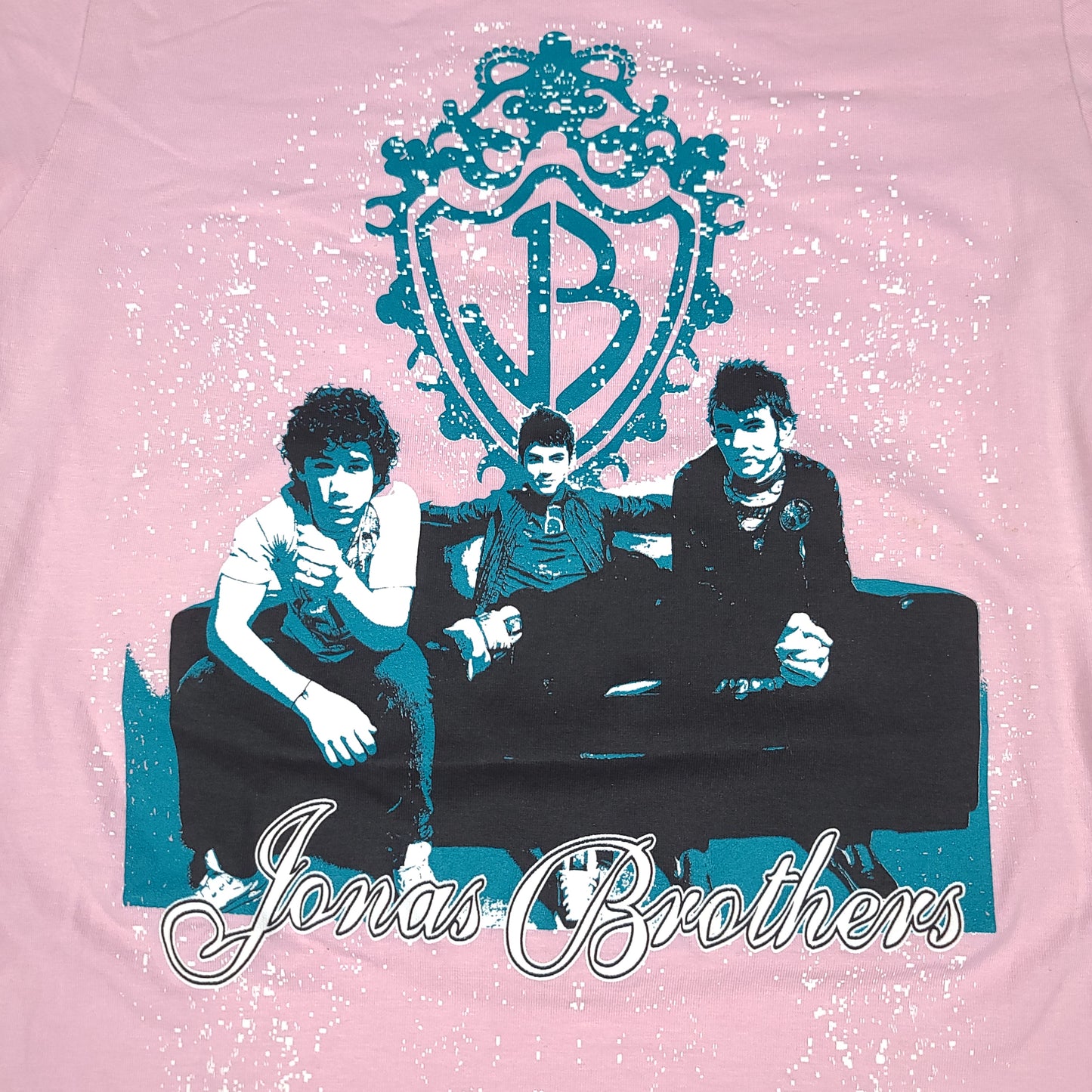 Jonas Brothers Pink La Camilia Tee