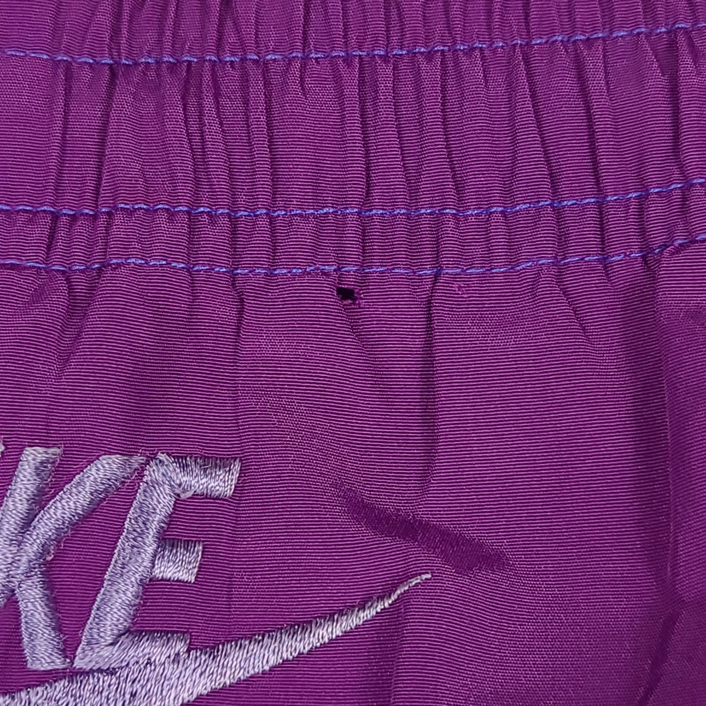 Vintage Nike Shorts Blue Purple Color Block Nylon