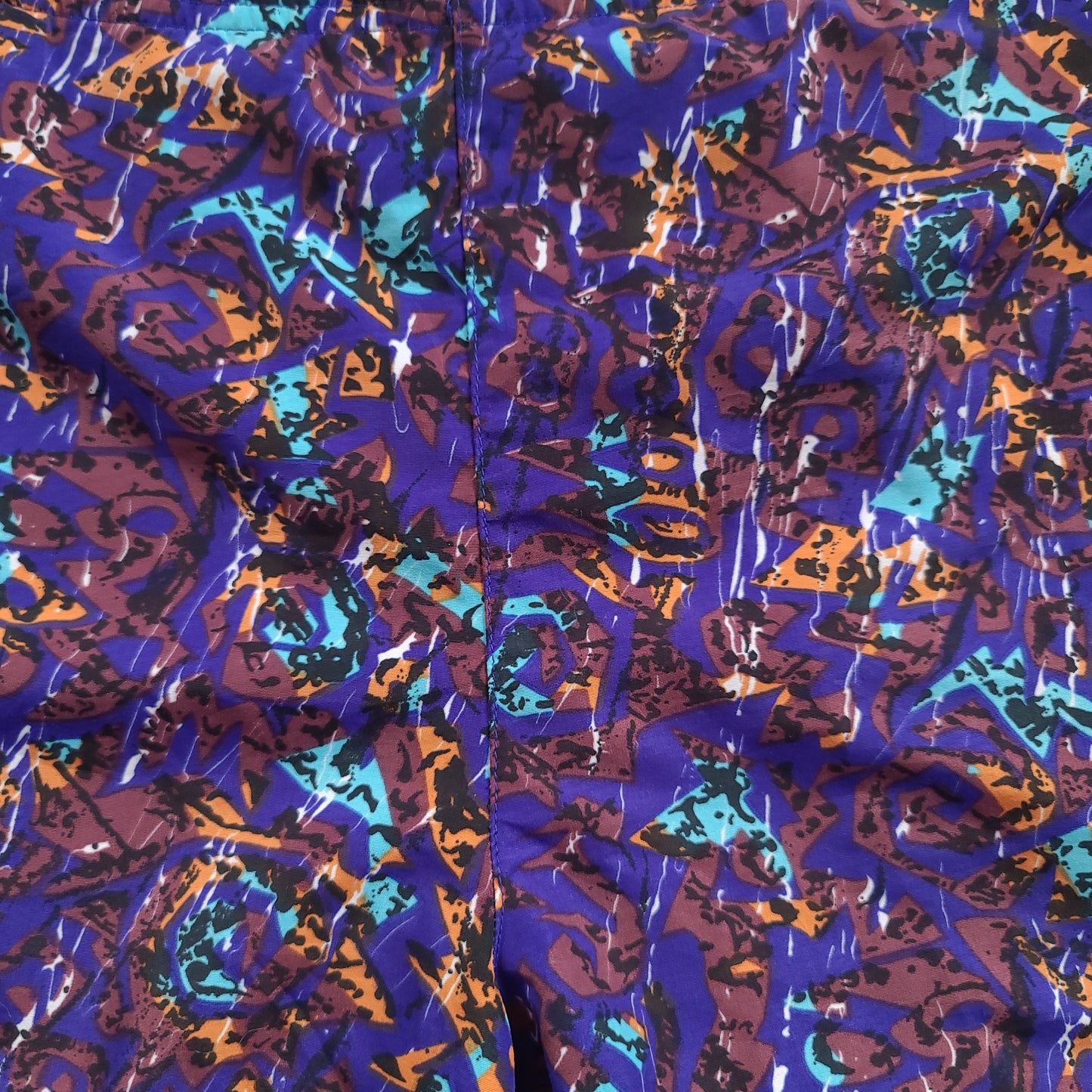 Vintage Nike Purple Abstract All Over Print Shorts