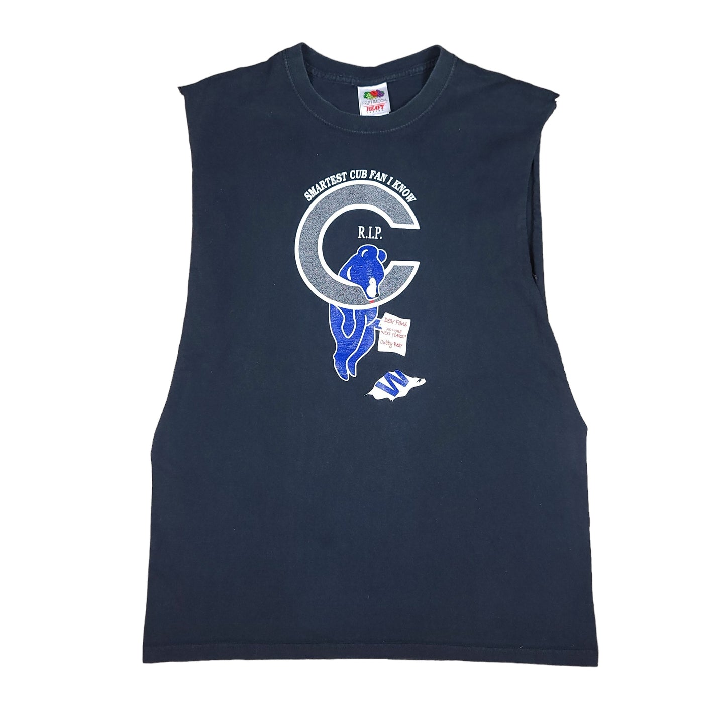 Vintage Smartest Cub Fan I Know Cut Off Shirt