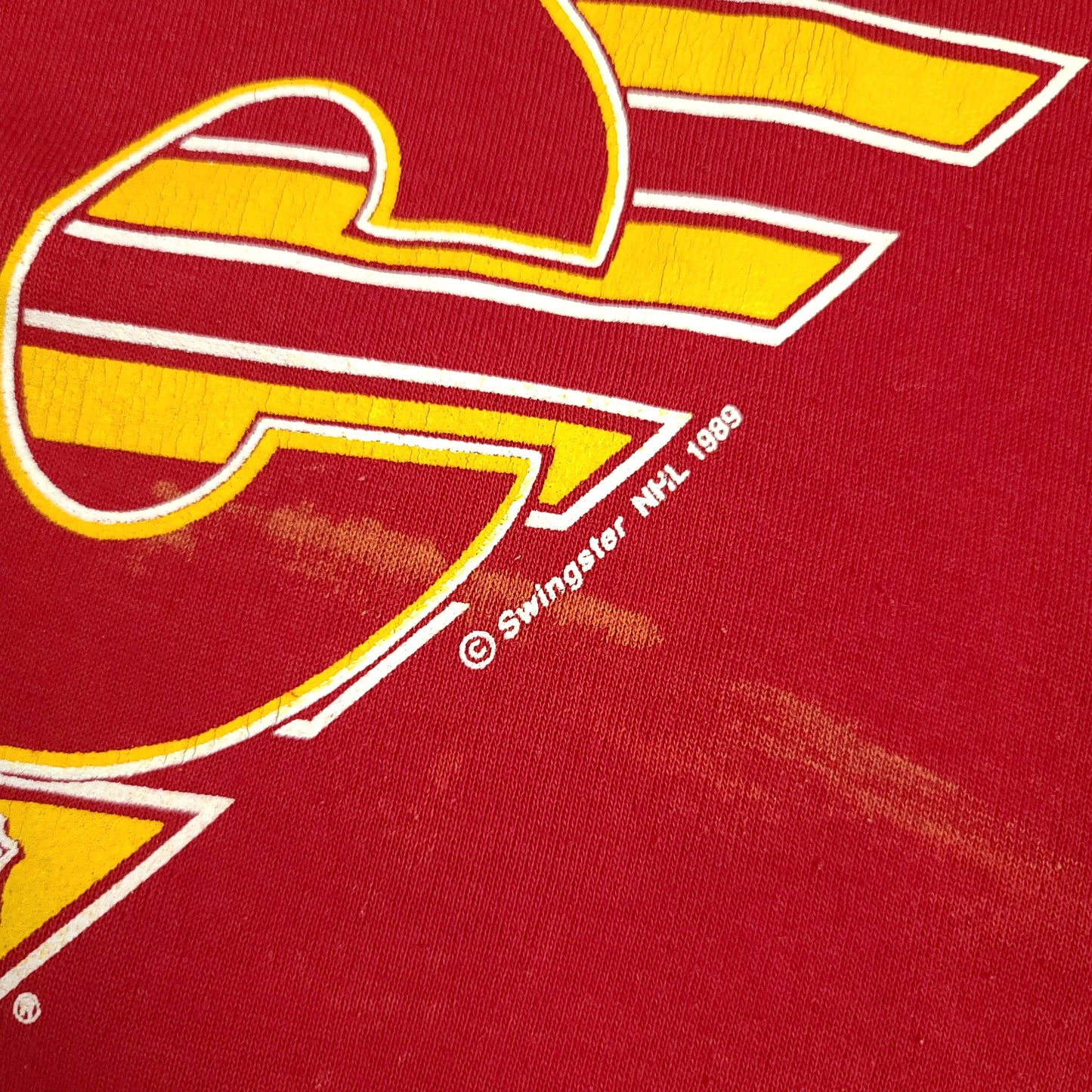 Vintage Calgary Flames Sweatshirt NHL 1989