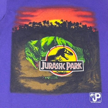 Vintage Jurassic Park Shirt Purple Youth
