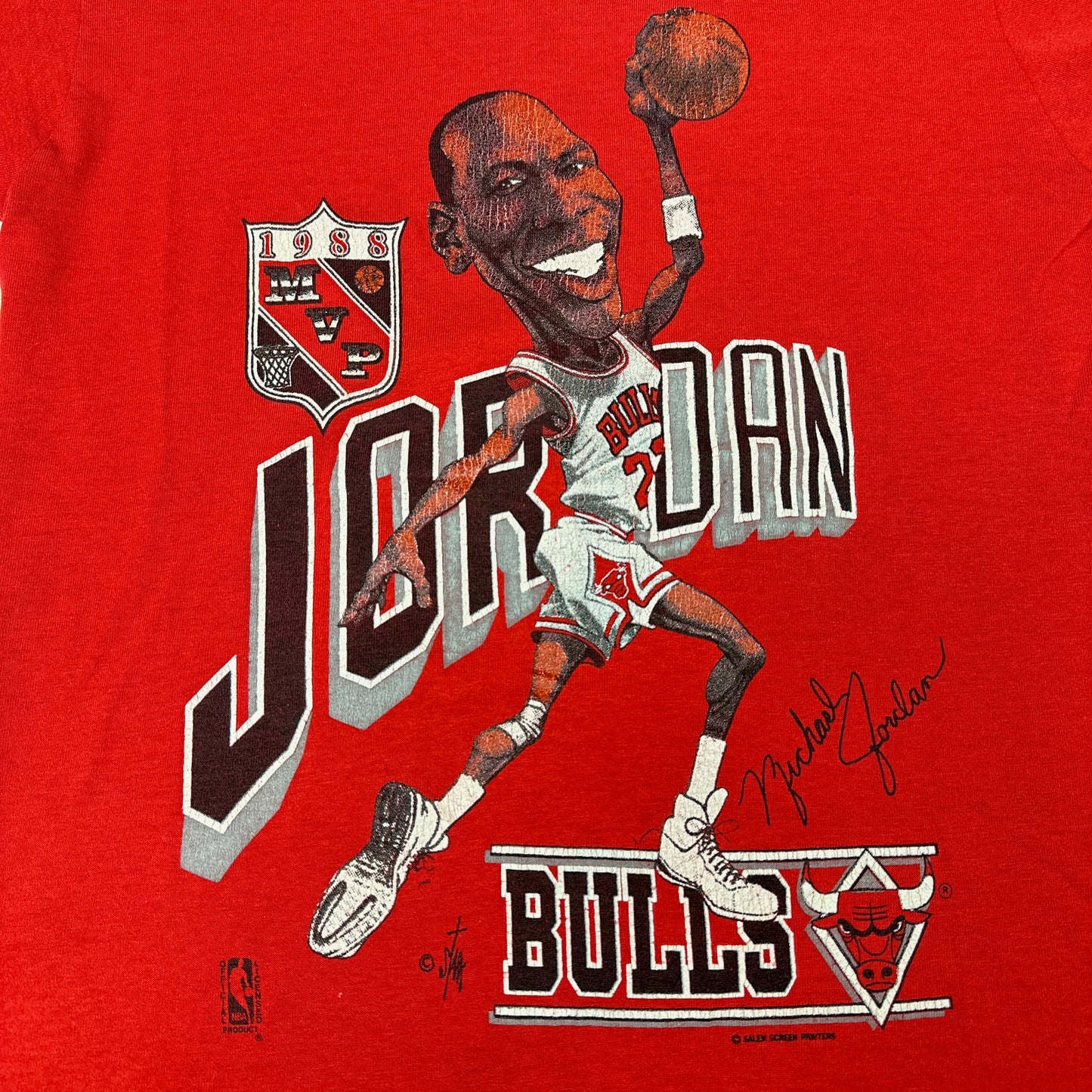 Michael Jordan Vintage Chicago Bulls Shirt 1988
