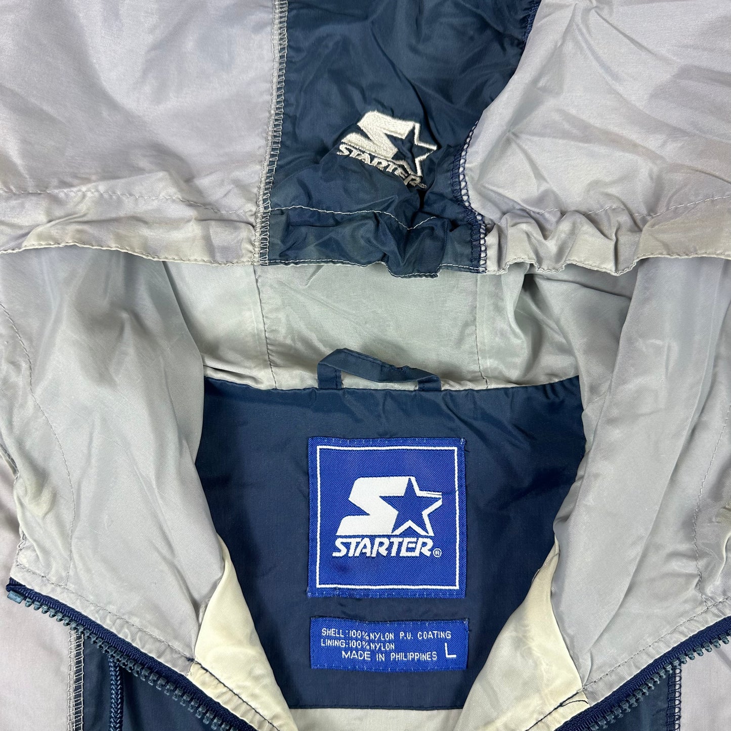 Vintage Georgetown University Jacket Starter Windbreaker Pullover