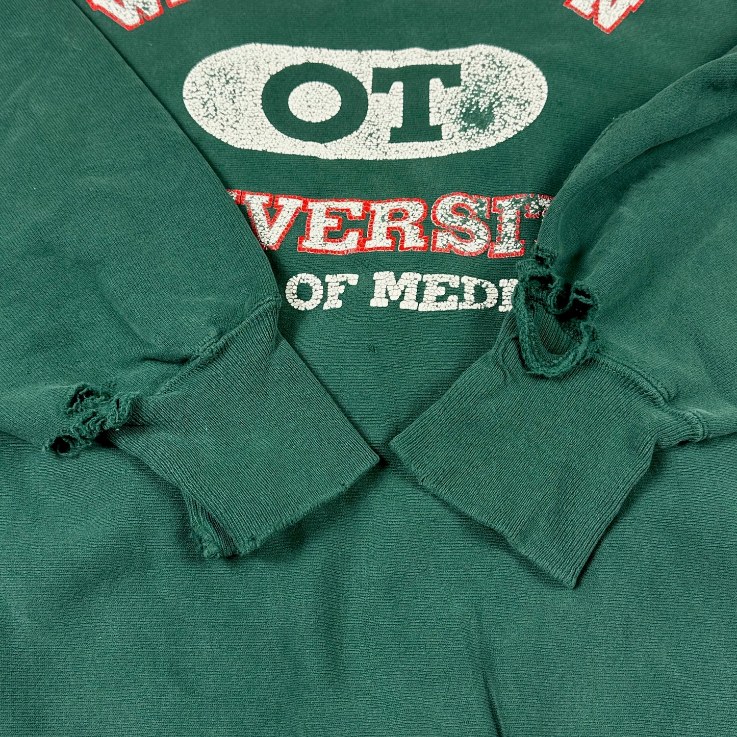 Vintage Washington University Sweatshirt Jansport School of Medicine Distressed