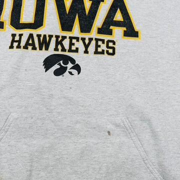 University of Iowa Hawkeyes Gray Jerzees Hoodie