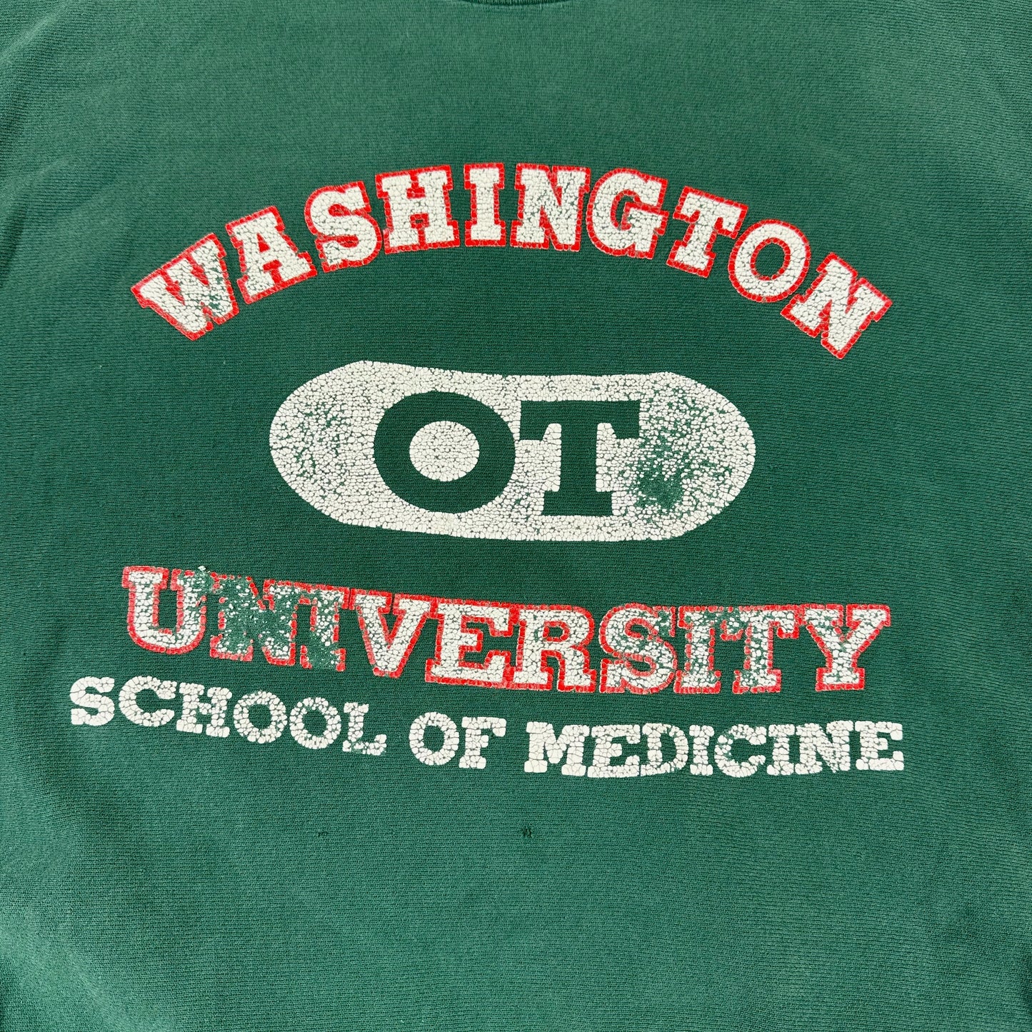 Vintage Washington University Sweatshirt Jansport School of Medicine Distressed