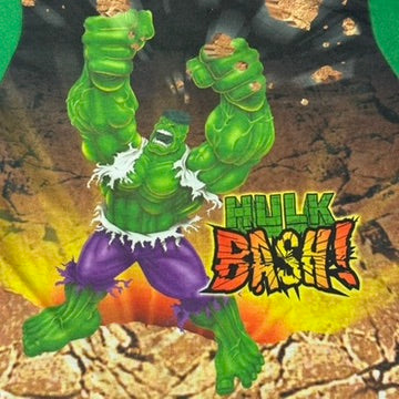 Vintage The Incredible Hulk Shirt Wormser Hulk Bash Youth