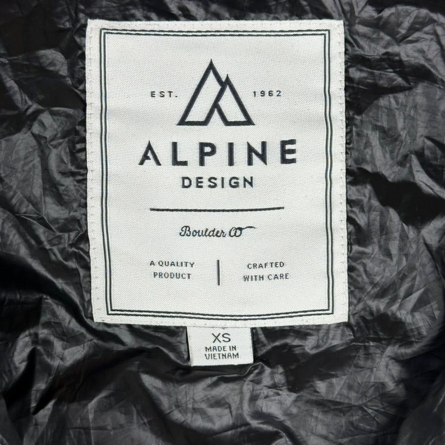 Alpine Design Jacket Black Puffer