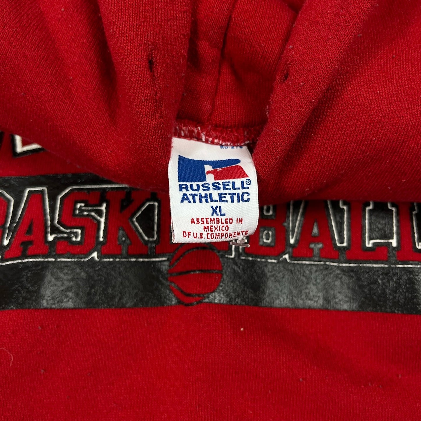 Vintage Bradley University Hoodie Russell Athletic Basketball