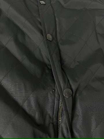 Vintage Polo Ralph Lauren Jacket Quilted Black Nylon Button Up