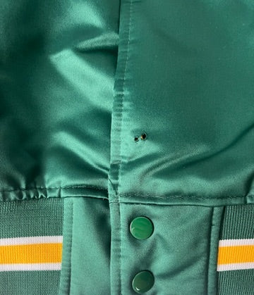 Vintage Green Bay Packers Jacket NFC Mitchell and Ness Satin