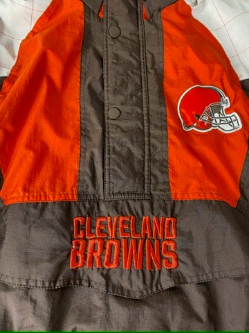 Cleveland Browns Jacket NFL Zip Up Hooded