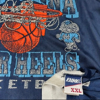 Vintage North Carolina University Jersey Tarheels Reversible