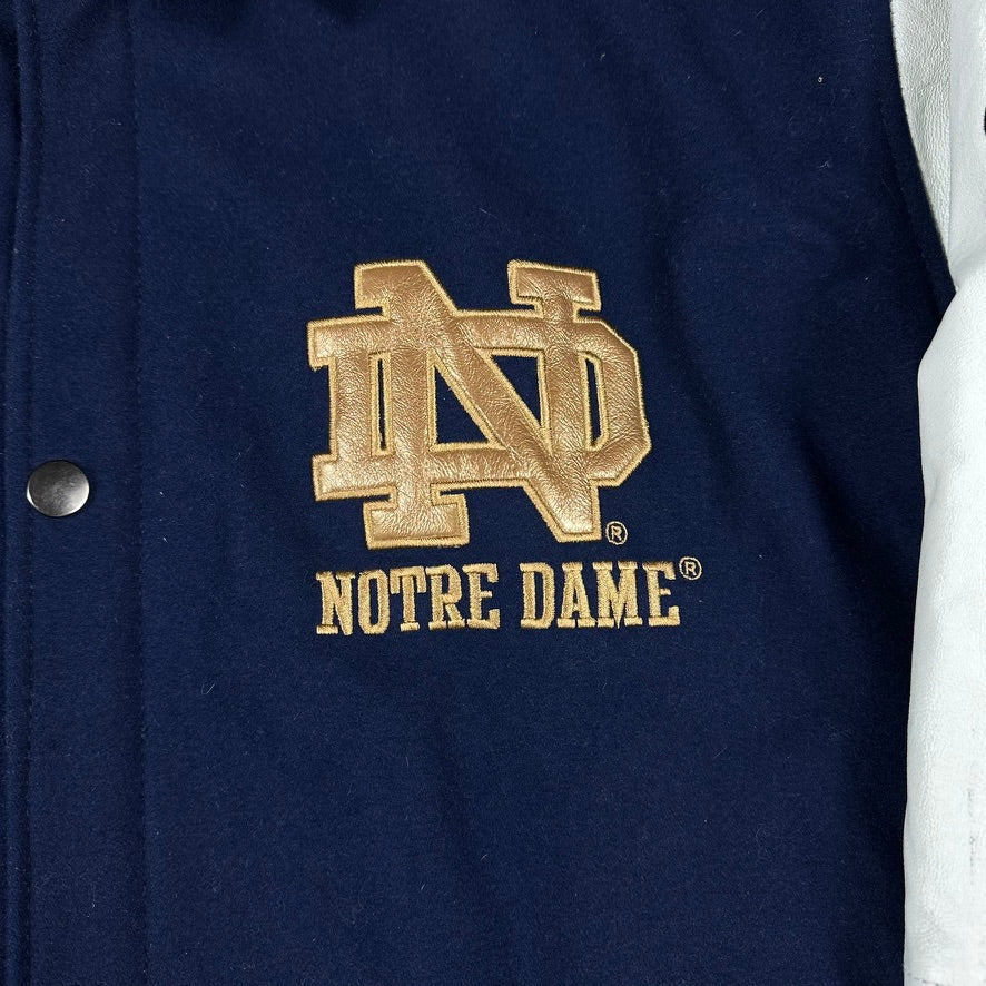 Vintage Notre Dame University Jacket Letterman GIII