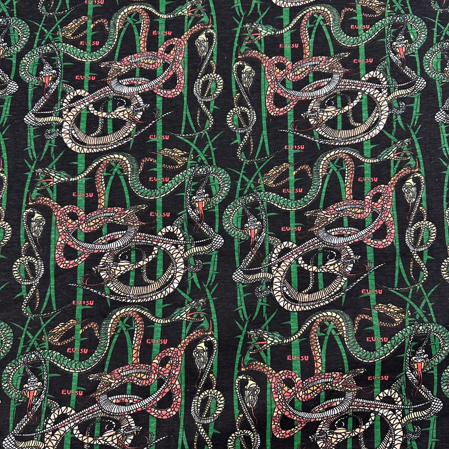 Vintage Evisu Shirt Y2K Snake Viper All Over Print