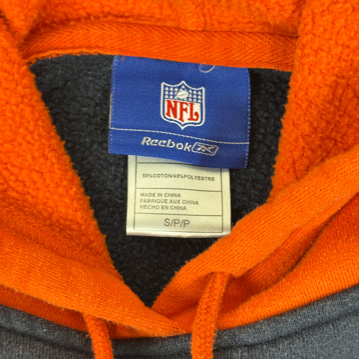 Vintage Chicago Bears Hoodie Reebok Color Block