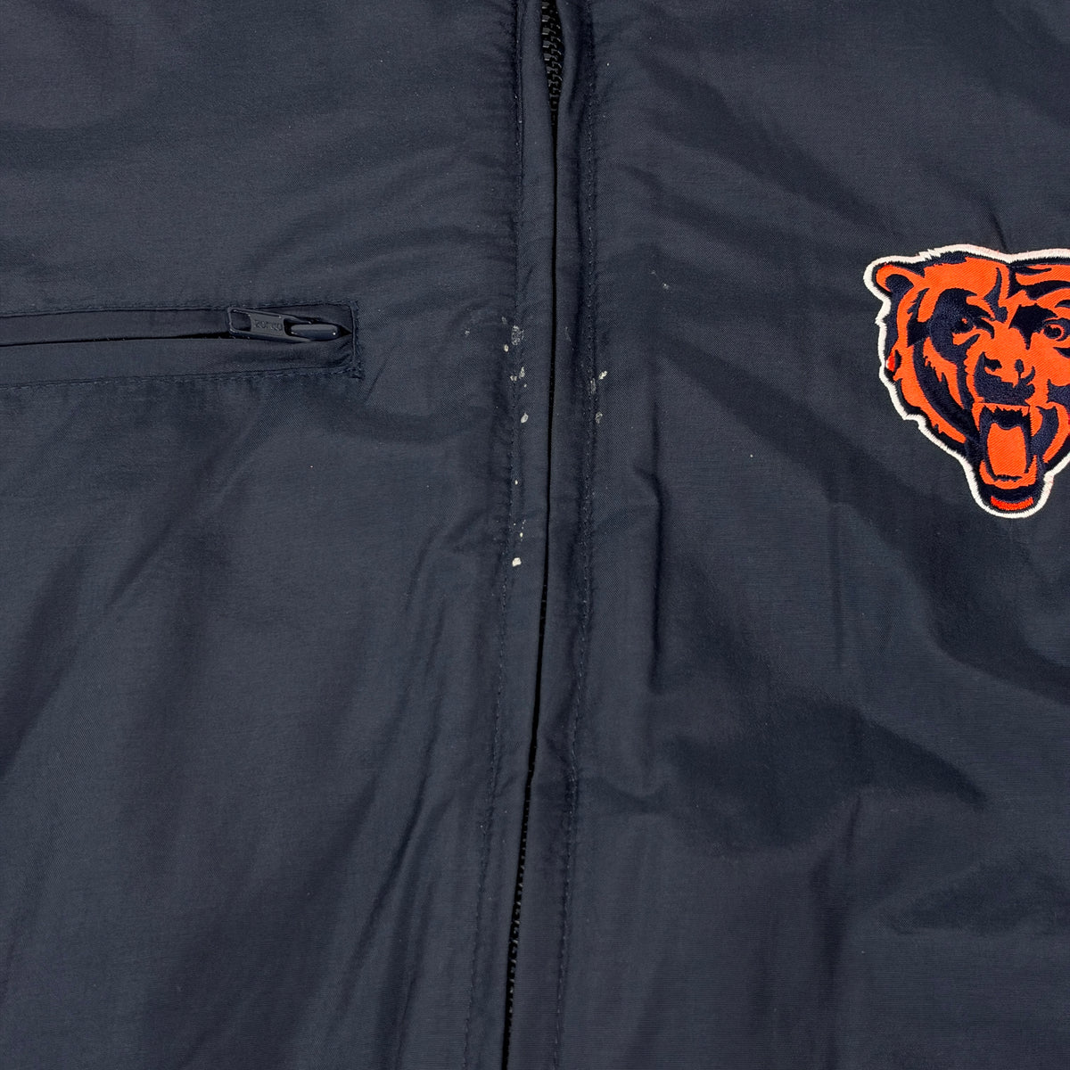 Vintage Chicago Bears Jacket Winter Puffer Logo Athletic
