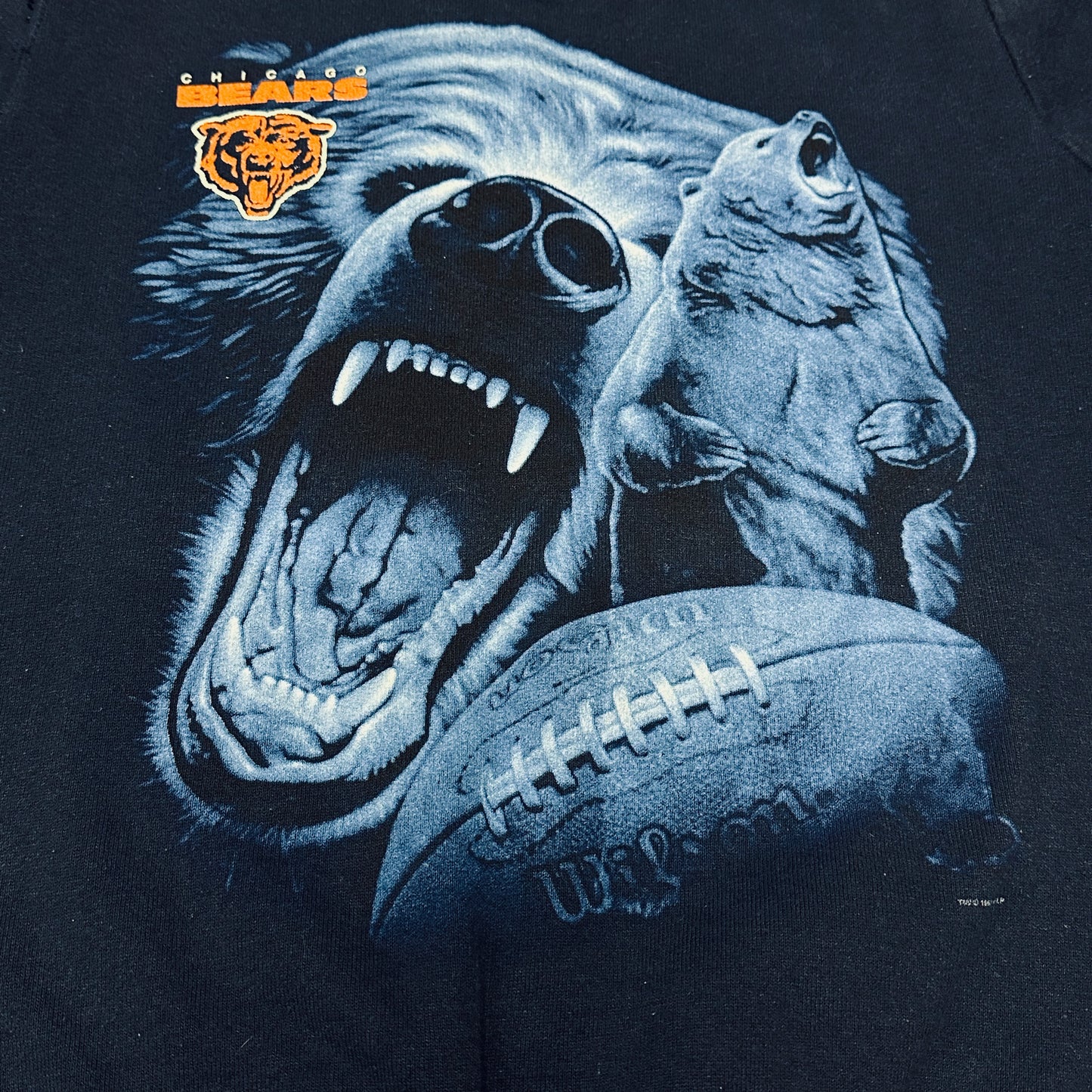 Vintage Chicago Bears Sweatshirt Youth Pro Player - Print View
