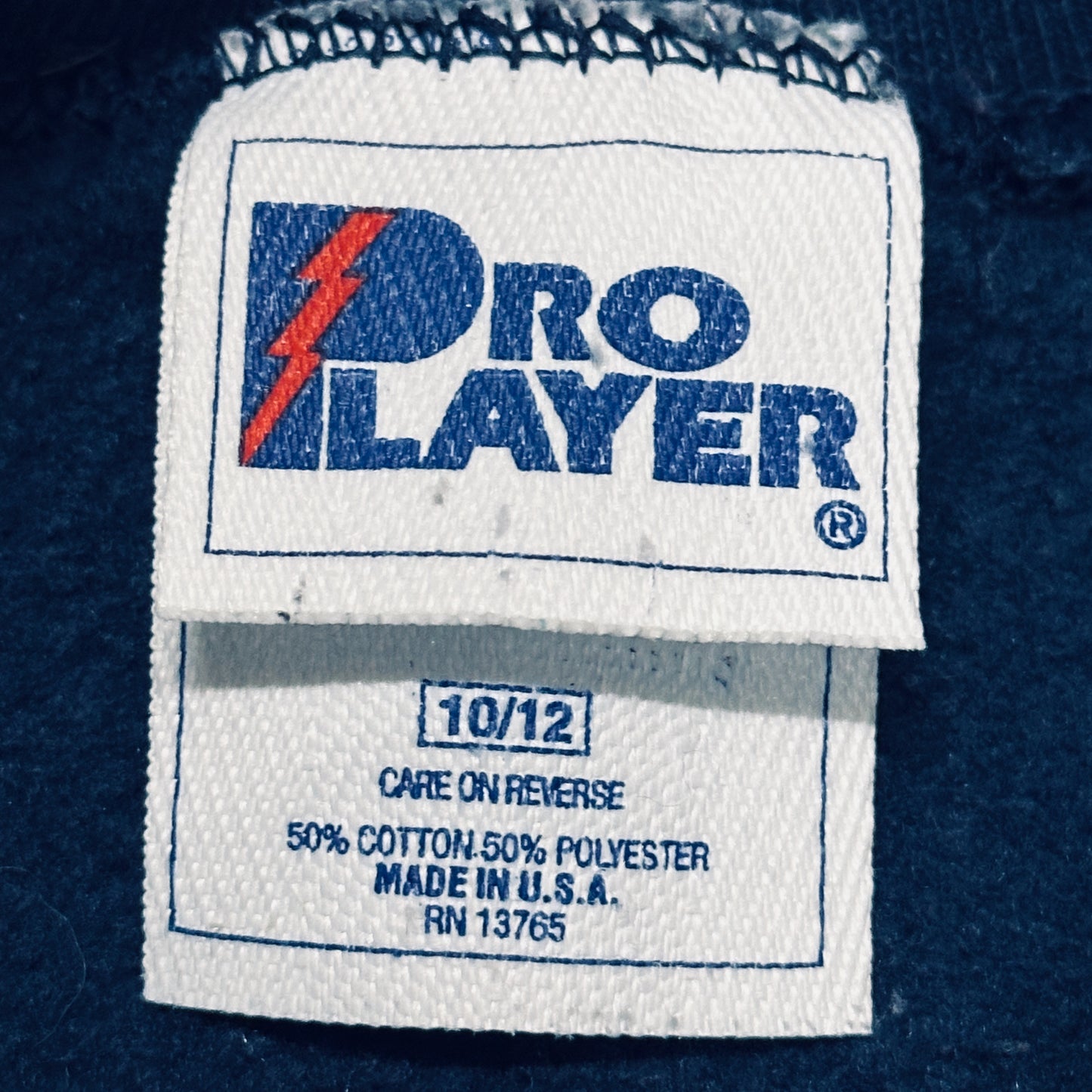 Vintage Chicago Bears Sweatshirt Youth Pro Player - Tag View