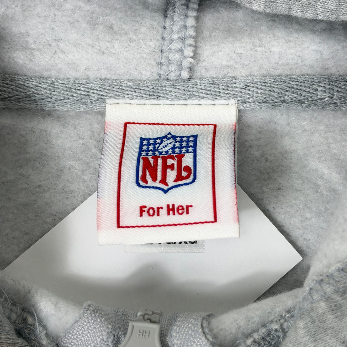Vintage Chicago Bears Hoodie Women's Full Zip Gray