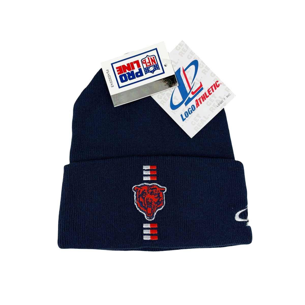 Vintage Chicago Bears Beanie NFL Blue Logo Athletic