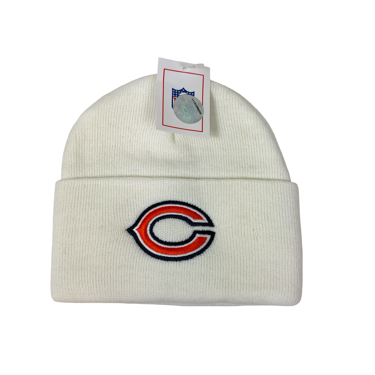 Vintage Chicago Bears Beanie NFL Y2K White