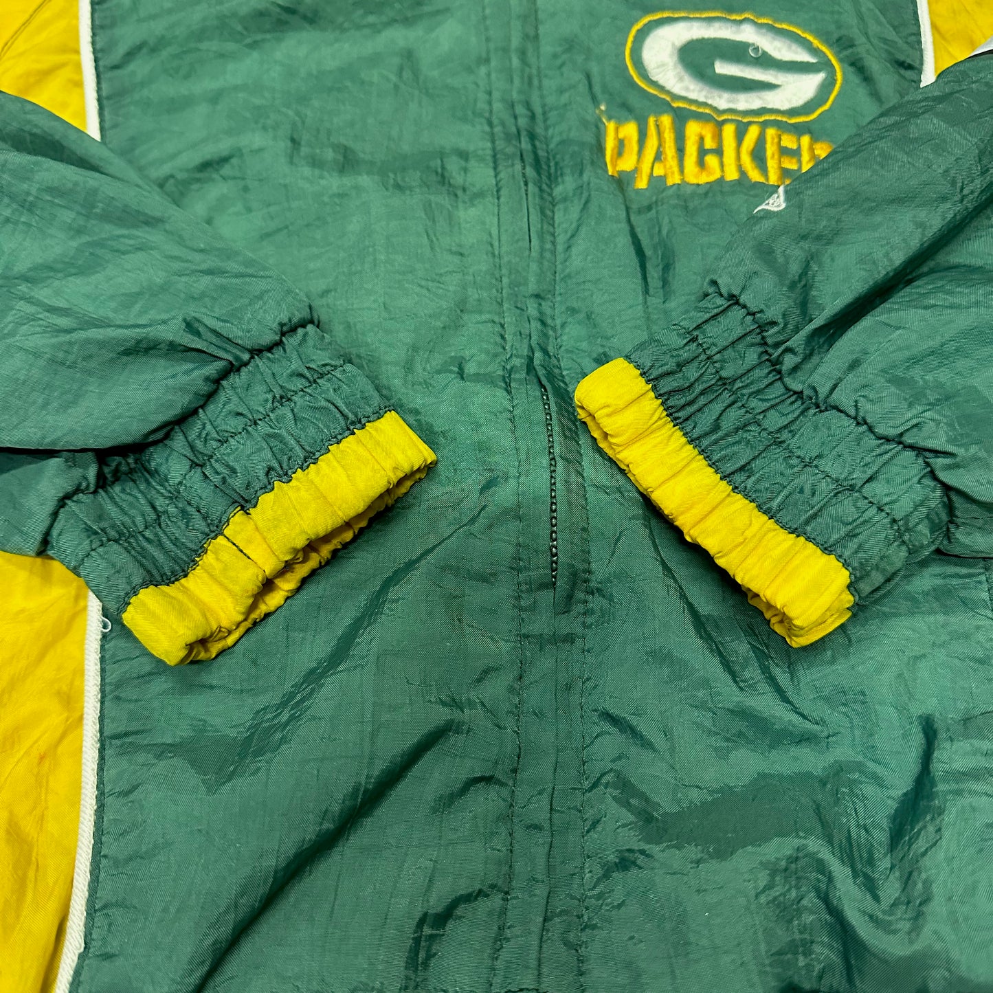 Vintage Green Bay Packers Jacket Genuine Stuff Youth