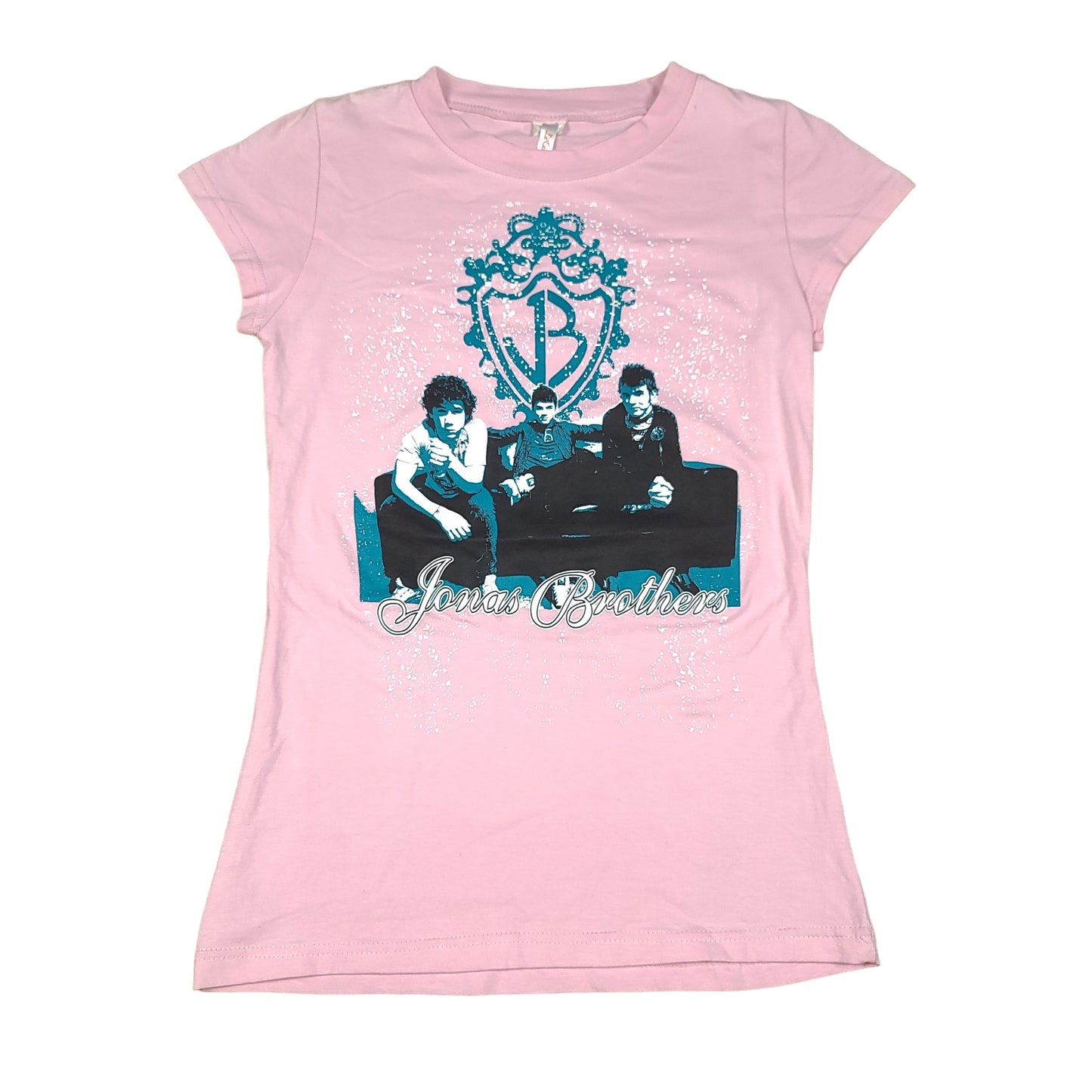 Jonas Brothers Pink La Camilia Tee