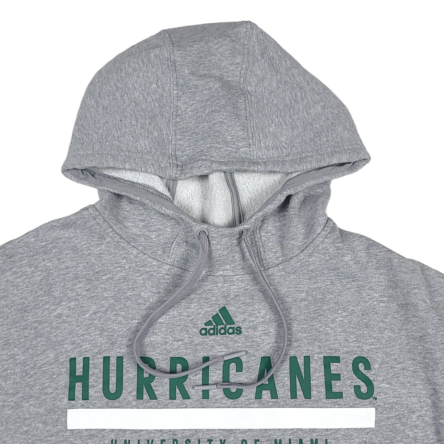 University of Miami Hurricanes Hoodie adidas Gray