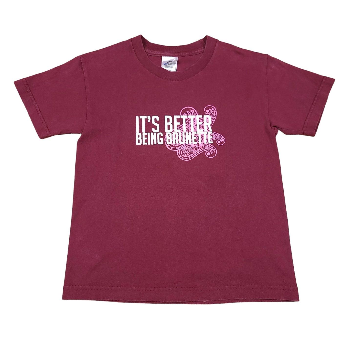 It's Better Being Brunette Maroon Tee