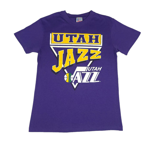 Vintage Utah Jazz Shirt Purple Garan NBA