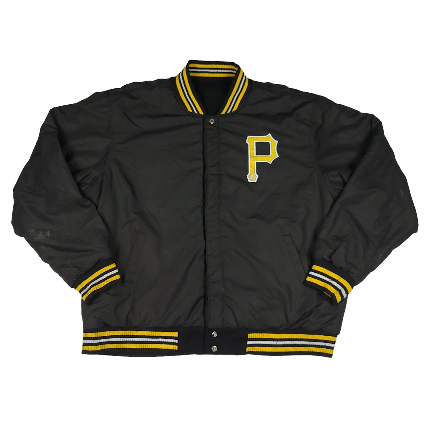 Vintage Pittsburgh Pirates MLB Black Jeff Hamilton Jacket