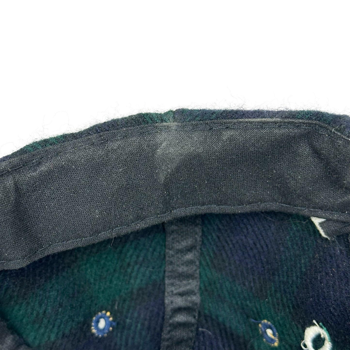 Vintage Oxford University Hat Plaid