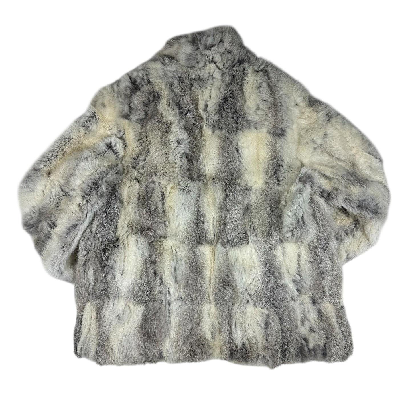 Split End Vintage Rabbit Fur Jacket