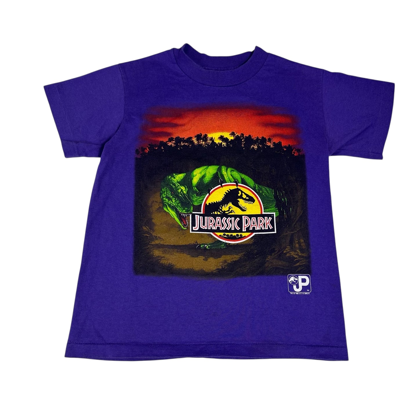 Vintage Jurassic Park Shirt Purple Youth