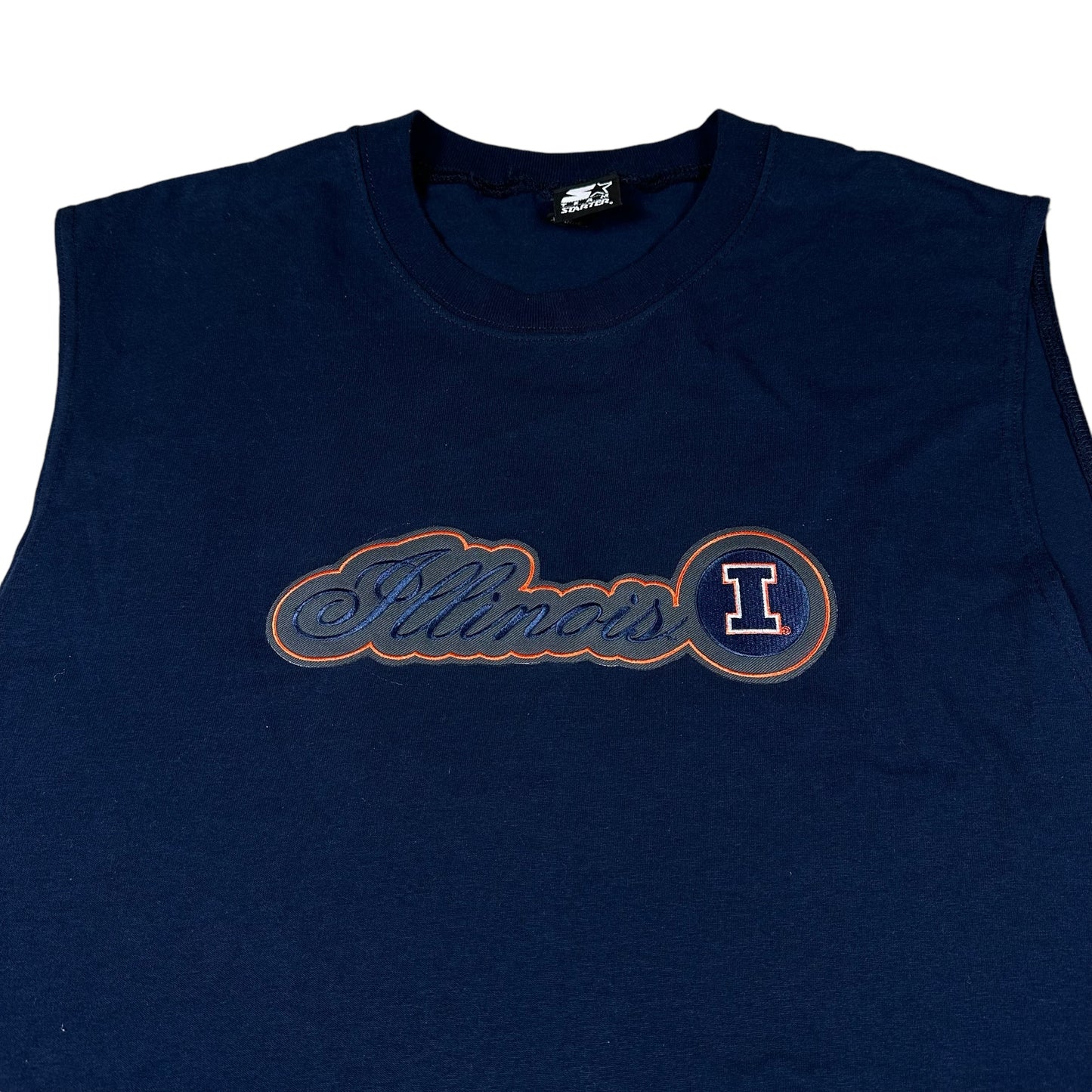 Vintage University of Illinois Shirt Cut Off