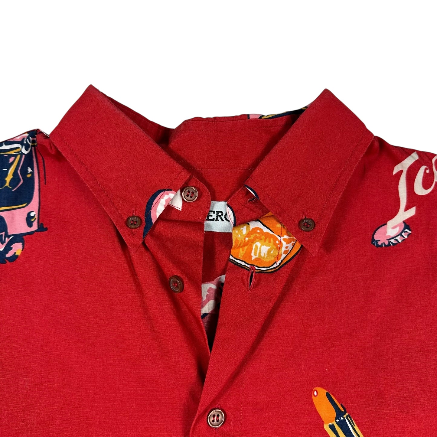 Mickey Mouse Vintage Iceberg History Shirt Button