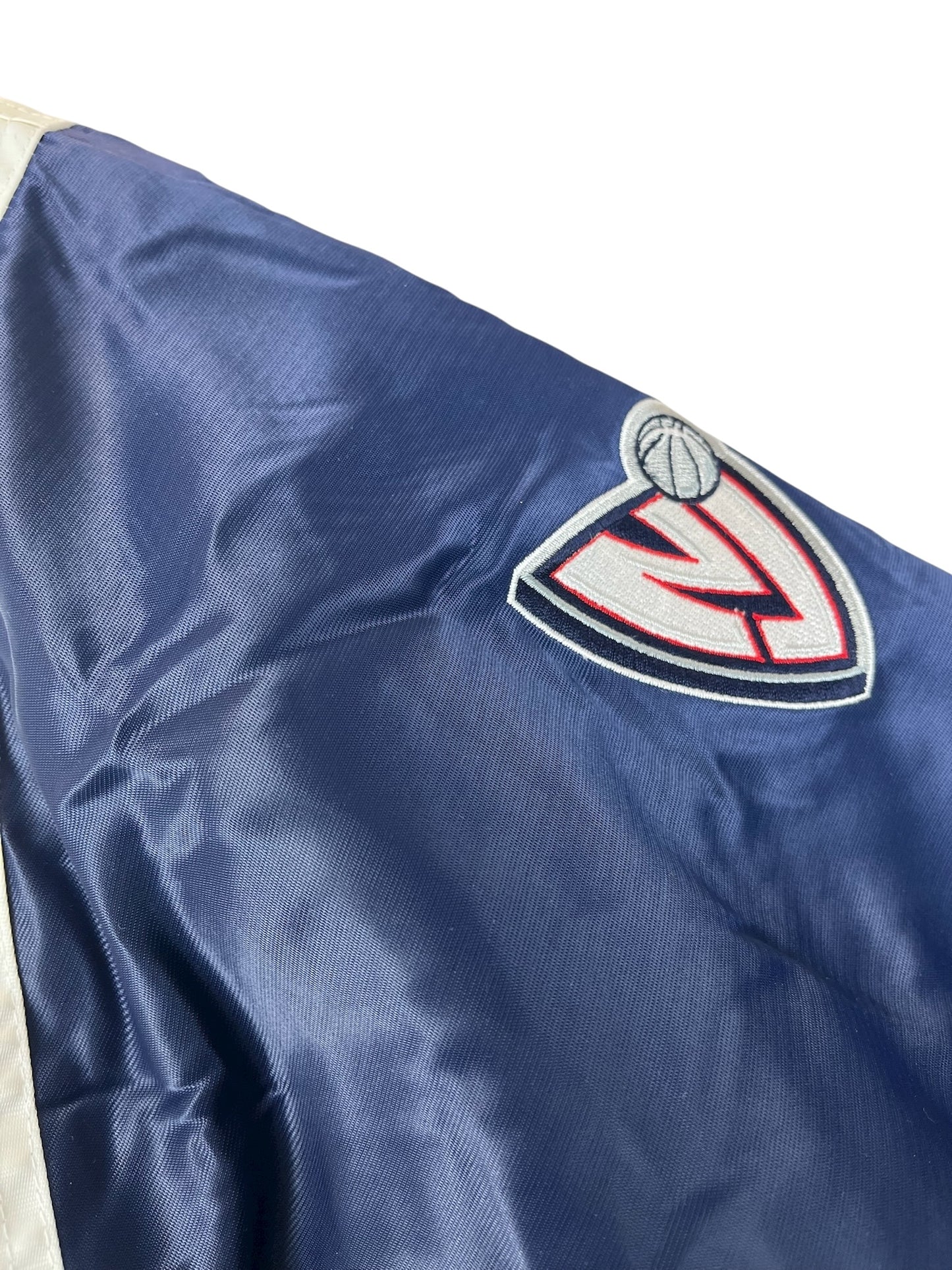 Vintage New Jersey Nets Jacket NBA Satin Varsity