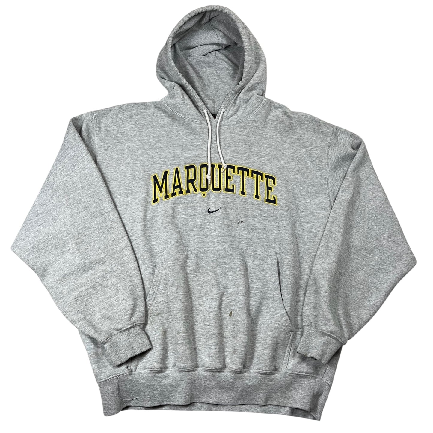 Vintage Marquette University Hoodie Nike Center Swoosh