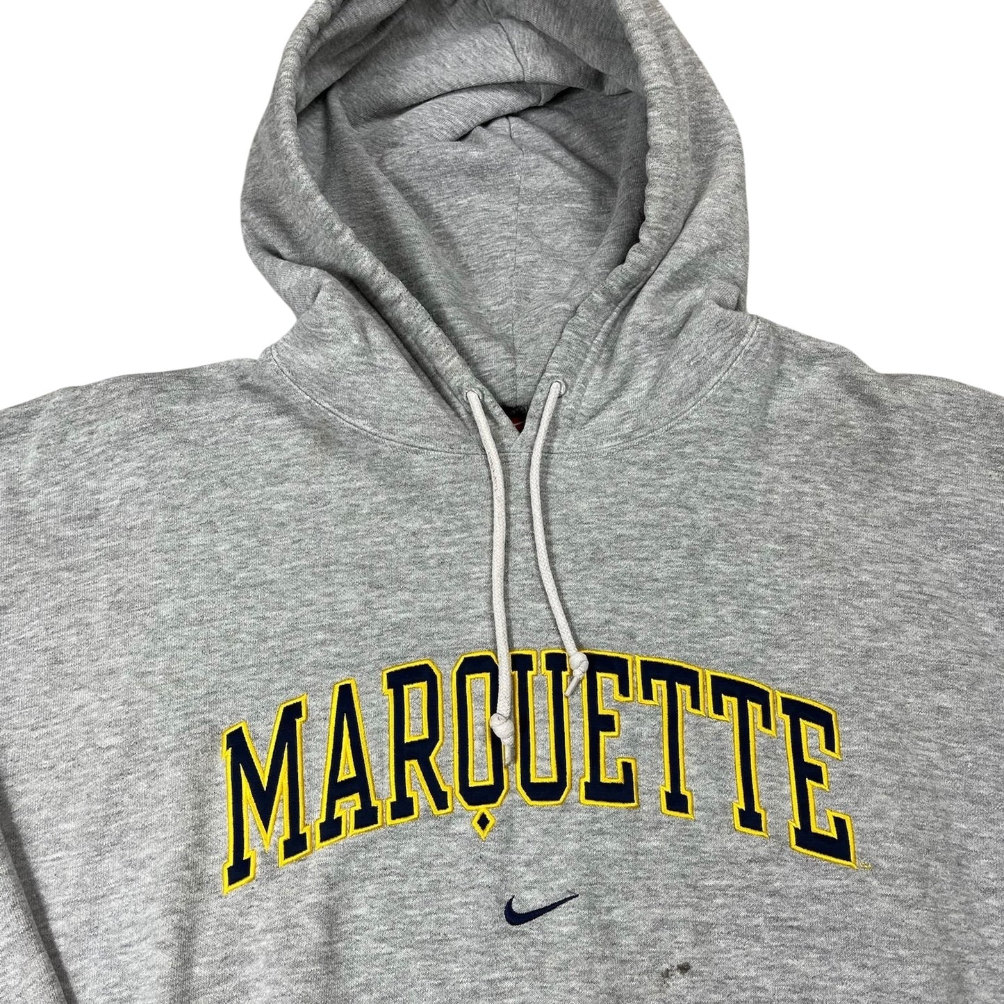 Vintage Marquette University Hoodie Nike Center Swoosh