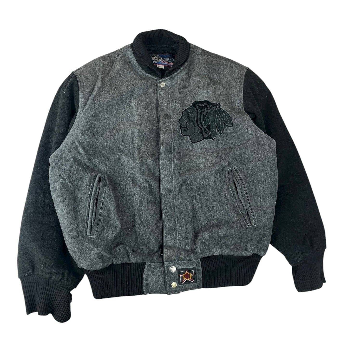 Vintage Chicago Blackhawks Jacket Wool Varsity JH Design