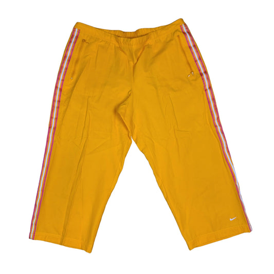 Vintage Nike Track Pants Y2K Orange Youth